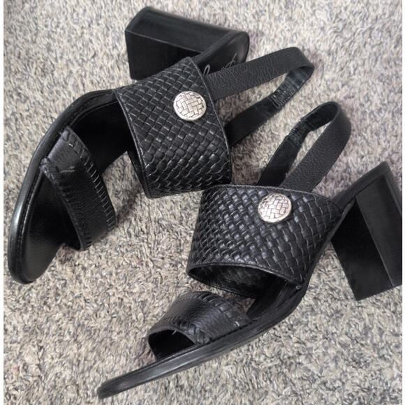 Brighton Black Leather Sandals — Size 8.5 (Women’s) - Picture 3 of 5